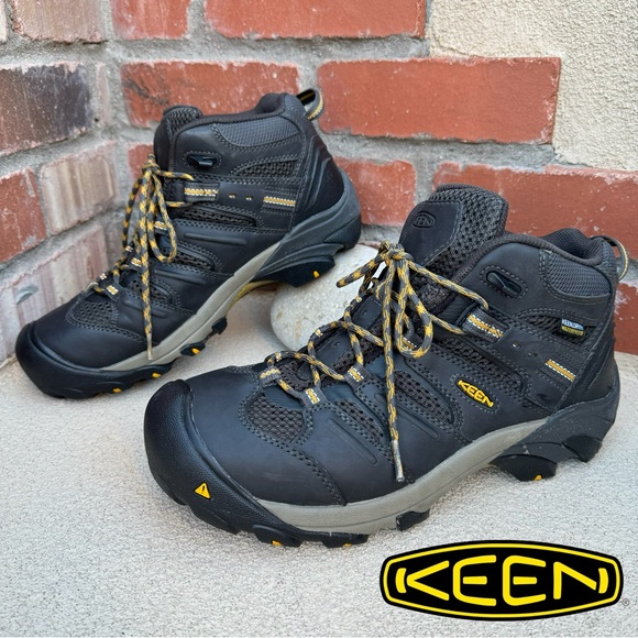 Keen Other - KEEN Lansing Mid Waterproof (Steel Toe) Utility Shoe Men’s Sz 9EE
